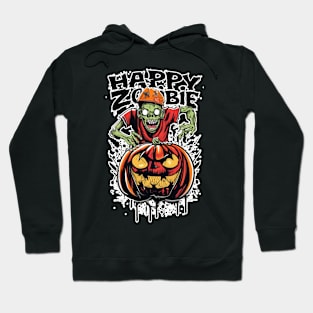 Spooktacular Halloween Vibes with Our Happy Zombie Tee! ? Hoodie